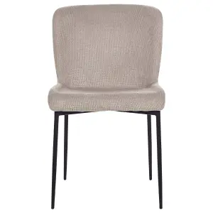 Set of 2 Dining Chairs ADA Taupe