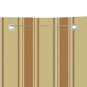 Berkfield Balcony Screen Yellow and Orange 140x240 cm Oxford Fabric