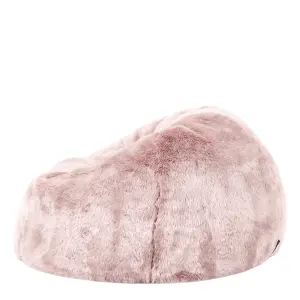 icon Hacienda Classic Faux Fur Bean Bag Chair Light Pink