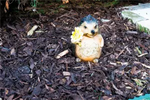 Garden Outdoor Solar Powered Light Up Animal Hedgehog Ornament Gnome Decoration