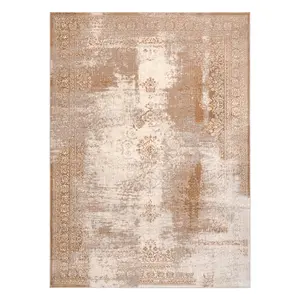 Carpet Wool NAIN Ornament vintage 7699/51655 beige / brown 80x150 cm