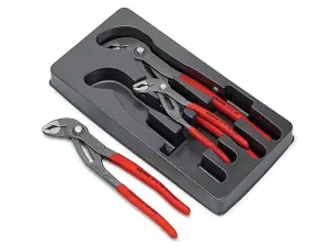 Knipex Cobra Water Pump Pliers Set, 3 Piece