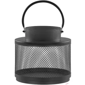 Beliani Modern Lantern YAMDENA Metal Black