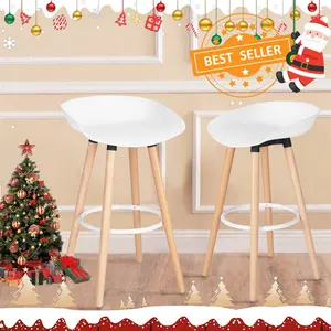 Tata 68cm Bar Stool (Set of 2) White