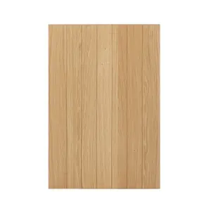 GoodHome Verbena Natural oak shaker Standard Base Clad on base panel (H)900mm (W)610mm