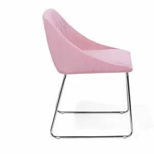 Kirkhill Upholstered Dining Chair (Set of 2) Pink