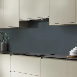 Splashwall Grey Solid Colour Aluminium Splashback, (H)750mm (W)2440mm (T)4mm