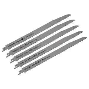 Reciprocating Saw Blade Multipurpose 300mm Length 5-8tpi - Bi Metal Pack of 5 by Ufixt