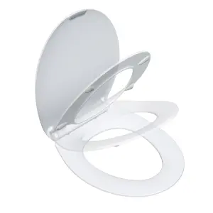 Bemis Click & Clean Slim White Standard Soft close Toilet seat