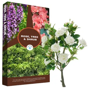 120L (2 x 60 Litres) Rose Tree & Shrub Compost Gardening Soil For Planting Small To Large Plants