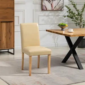 Maiolo Vegan Leather Dining Chairs - Set of 2