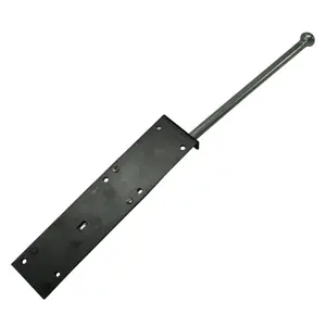 Monkey Tail Drop Down Bolt  15" Black (Heavy Duty Garage Door)