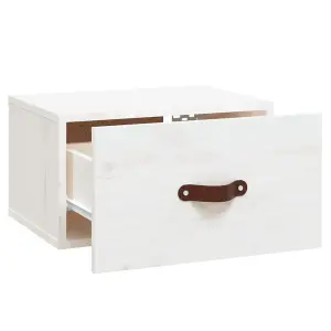 Berkfield Wall-mounted Bedside Cabinets 2 pcs White 40x29.5x22 cm