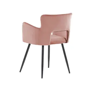 Kirssy Upholstered Dining Chair Pink