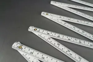 Folding ruler 2m Carpenter Zig Zag Fibreglass Ruler cm, mm & inches, ABS body