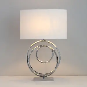 Inlight Dia Spiral Polished Chrome effect Table light