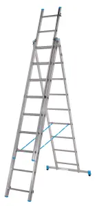 Mac Allister 3-way 5.2m Aluminium Combination Ladder