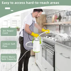 Costway Hand-held Steam Cleaning Machine 3 Bar 1000W Portable Steam Cleaner