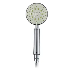 Water Saving Showerhead - Chrome 5 Function Spray Pattern Settings Energy Saving