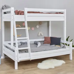  120 x 200cm Solid Wood Standard Bunk Bed by Harrlet Bee