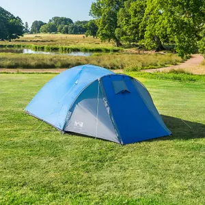 Bracken 3 Man Tent With Porch Waterproof at 3000mm HH Camping Festival Trail