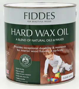 Fiddes Hardwax Oil - 2.5 Litre Satin