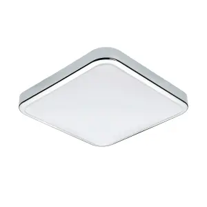 EGLO Manilva 1 LED White/Chrome Square Wall Light