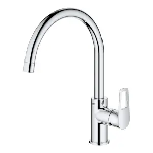 Grohe Start loop Chrome effect Kitchen Deck Tap