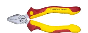 Wiha Electricians Pliers Cutters VDE Industrial Professional Snips Grippers 35862 - 180mm Crimping Pliers