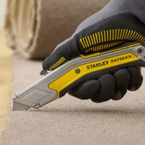 Stanley 15mm Zinc alloy Yellow Retractable knife