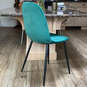 Fabela Upholstered Dining Chairs Green