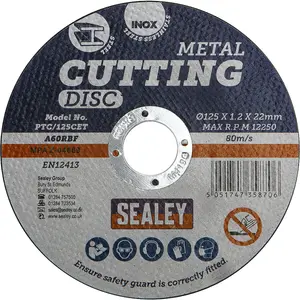 Heavy Duty 125mm Flat Metal Cutting Disc for Angle Grinders