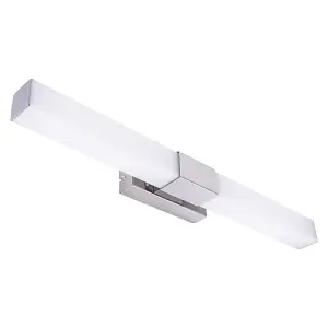 AMBER - CGC LED Chrome IP44 Indoor Bathroom Over Mirror wall Light 12W