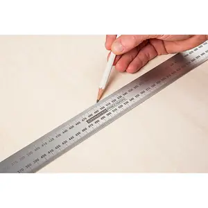 Axminster Professional Stainless Steel Metric Rule - 1,000mm