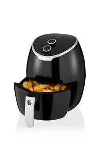 Swan Manual Air Fryer Black 4L