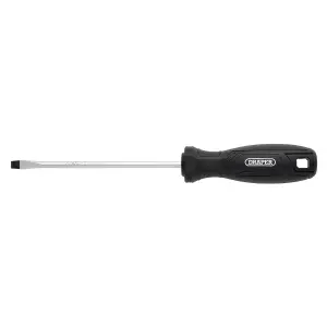 Draper Slotted Hard Grip Screwdriver, 5.5 x 125mm 13536