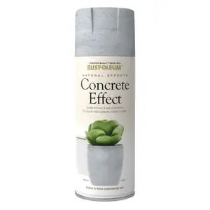 Rust-Oleum Natural Effects Matt Concrete effect Multi-surface Spray paint, 400ml