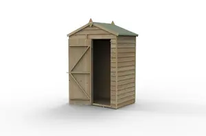 4LIFE Apex Shed 5x3 - Single Door - No Window