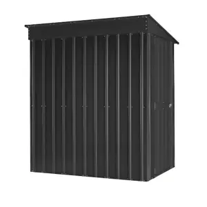 4 x 6 Pent Metal Garden Shed - Anthracite Grey (4ft x 6ft / 4' x 6' / 1.2m x 1.8m)