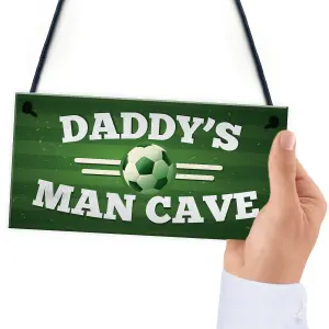 Red Ocean Dad Daddy's Man Cave Signs And Plaques Football Shed Sign Door Wall Plaque Grandad Sign Gift