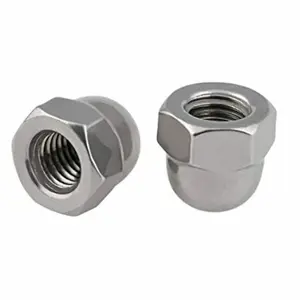 Acorn Nuts M3  Dome Stainless Steel Hex Cap  Pack of: 2 Domed Nuts Rust Resistant Hexagon Nut Cap DIN 1587 A2