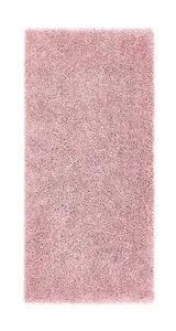 Rose Polyester Plain Modern Luxurious Shaggy Handmade Rug for Living Room and Bedroom-160cm X 230cm