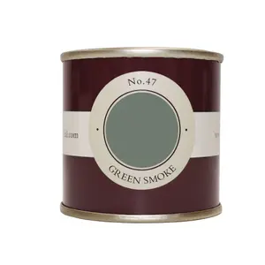 Farrow & Ball Estate Green smoke Emulsion paint, 100ml