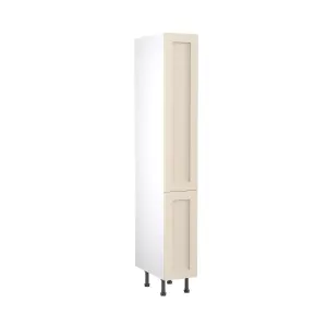 Kitchen Kit Larder Tall Unit 300mm w/ Shaker Cabinet Door - Ultra Matt Cashmere