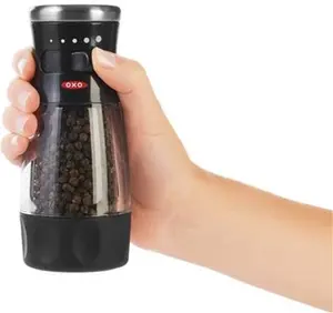 OXO Softworks Pepper Mill, Black, Ceramic