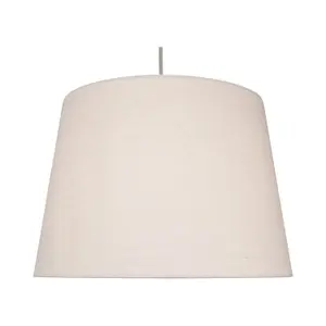 First Choice Lighting Set of 2 Linen Natural Linen 31cm Lightshade for Pendants or Lamps