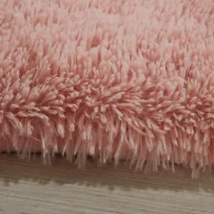 Fluffy Rug Anti-Slip Plain Shaggy Floor Mat