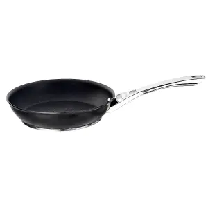 Circulon Infinite Black Round Hard Anodised Aluminium Non-Stick Skillet Frying Pan with Riveted Handle 30cm