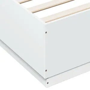 Berkfield Bed Frame without Mattress White 160x200 cm