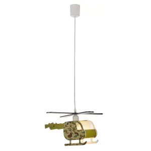 Glow Elior Helicopter Matt Multicolour LED Light pendant, (Dia)420mm